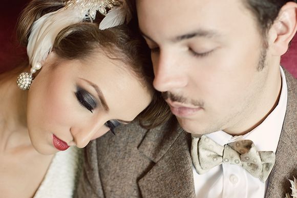 Great Gatsby Inspired Wedding Photoshoot - Photography by Sakura Photo...