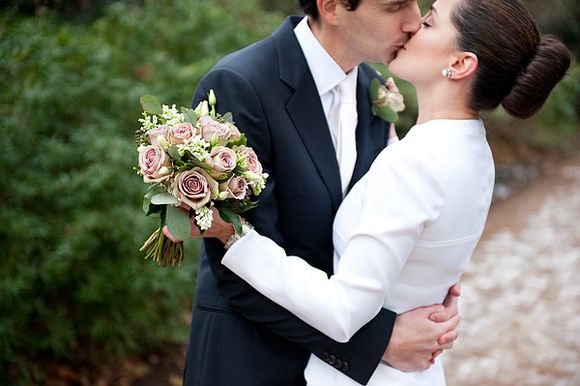 An Intimate London Elopement for a Valentino Bride - Photography by Dominique Bader...