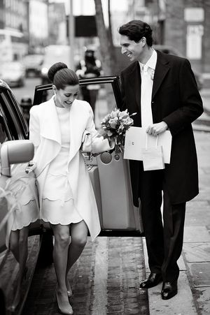 An Intimate London Elopement for a Valentino Bride - Photography by Dominique Bader...