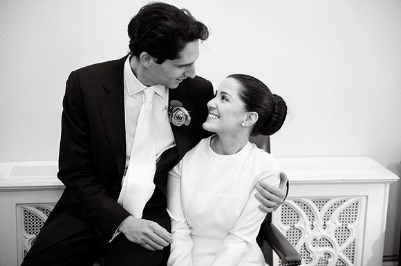 An Intimate London Elopement for a Valentino Bride - Photography by Dominique Bader...