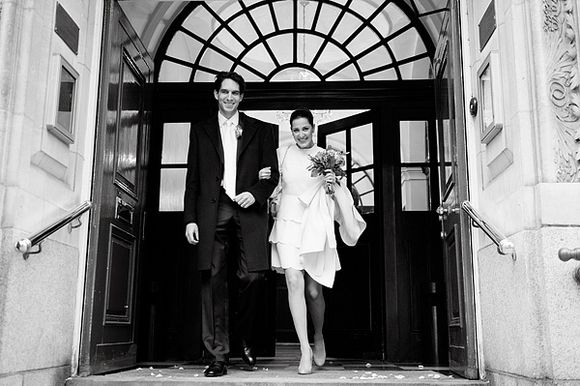 An Intimate London Elopement for a Valentino Bride - Photography by Dominique Bader...