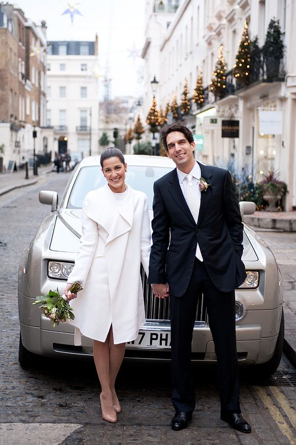 An Intimate London Elopement for a Valentino Bride - Photography by Dominique Bader...