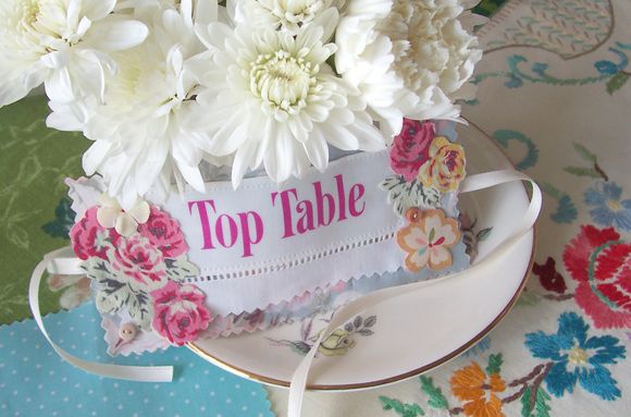 The vintage drawer collection from vicky trainor top table tie sign £10.00