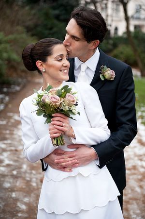 An Intimate London Elopement for a Valentino Bride - Photography by Dominique Bader...