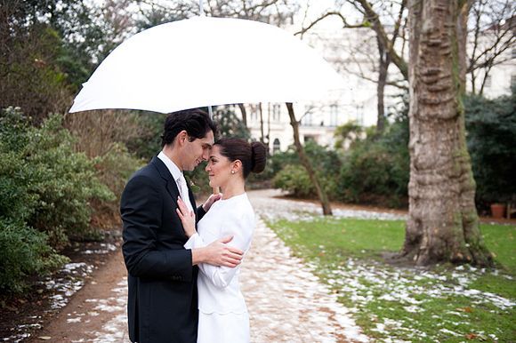 An Intimate London Elopement for a Valentino Bride - Photography by Dominique Bader...