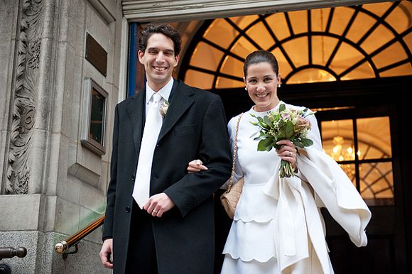 An Intimate London Elopement for a Valentino Bride - Photography by Dominique Bader...