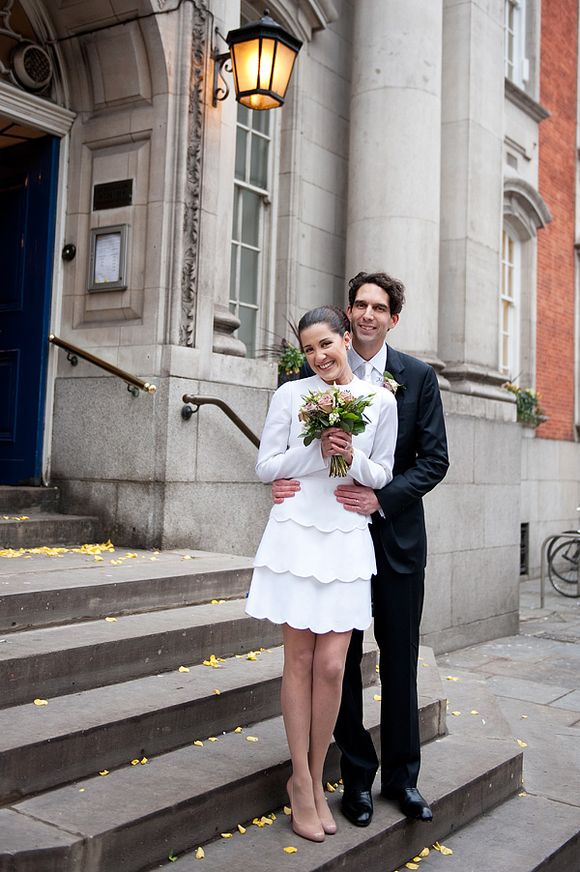 An Intimate London Elopement for a Valentino Bride - Photography by Dominique Bader...