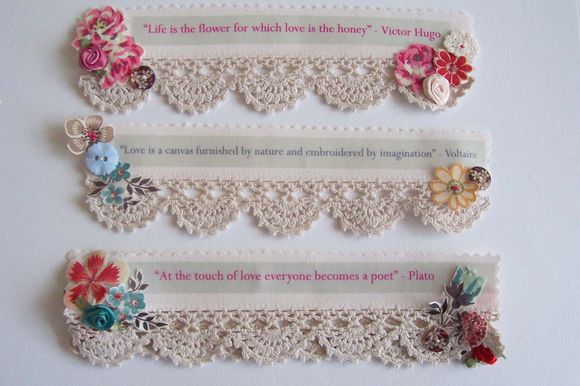 The vintage drawer collection from vicky trainor bookmarks that come with a decorated box £6.00