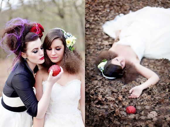Alex Beadon Photography - Snow White Bride - A Fairytale Inspired Photoshoot...