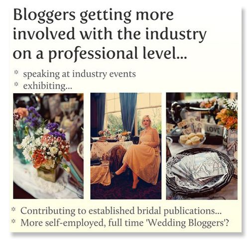 Screenshot from my presentation on the Role of Wedding Blogs...