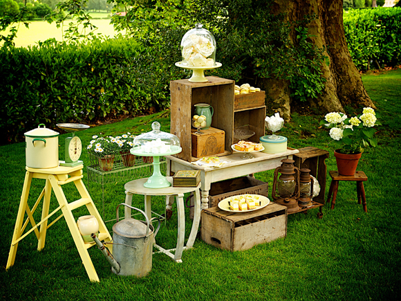 Vintage props hire for weddings