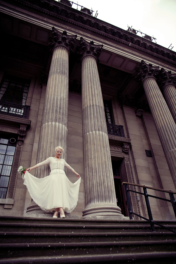 Vintage style and unconventional wedding photography