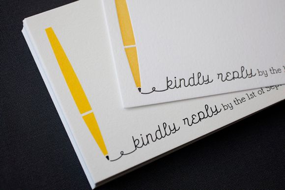 Whimsy Reply Card by Hello!Lucky Detail