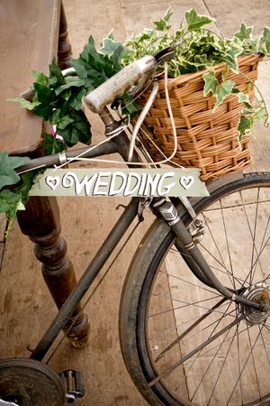wedding bicycle