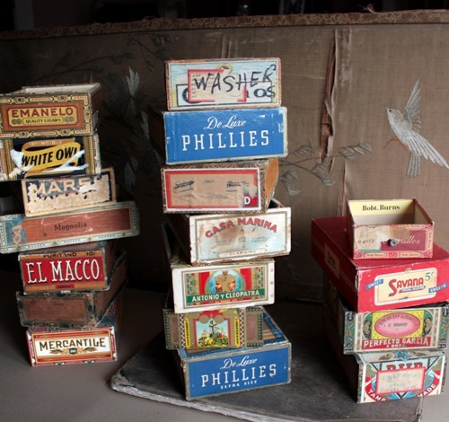 Vintage tin boxes