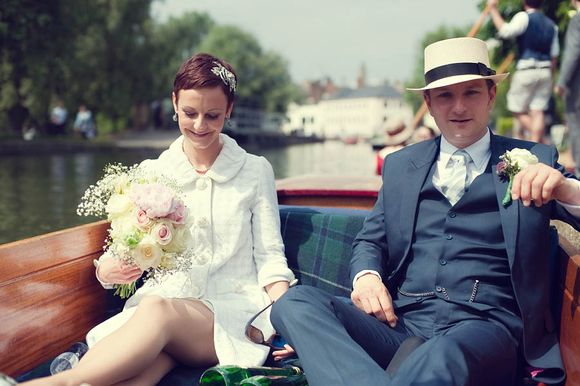 Liz and Chris' Cambridge Punting Wedding-1045