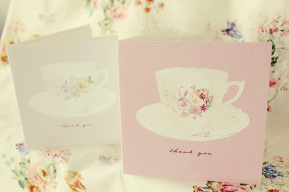Thank you cards by Vicky Trainor