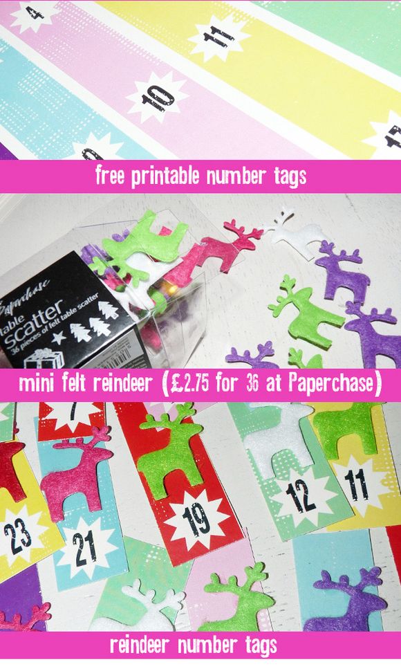 5 free printable number tags
