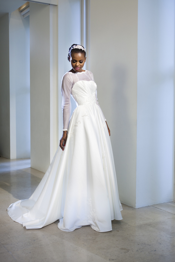 Irina Front With Chemise by Yemi Osunkoya for the Bienvenue 20 bridal collection by Kosibah...