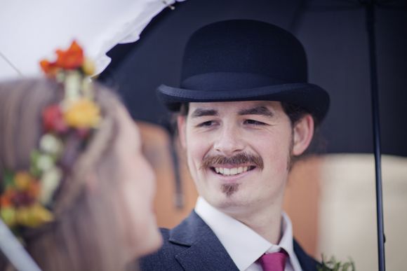 Bowler store hat wedding