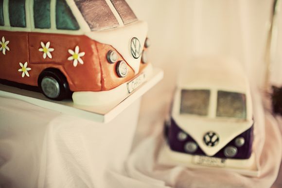 VW camper van wedding cake