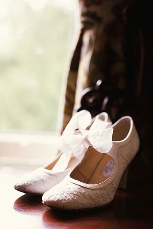 Diane Hassall wedding shoes