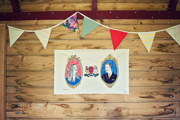 A wedding dress made from tableclothes, by Cardiff & South Wales Wedding Photographer, Aga Tomaszek