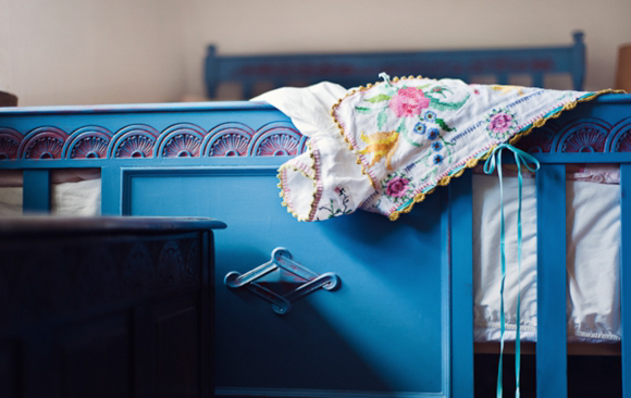 A wedding dress made from tableclothes, by Cardiff & South Wales Wedding Photographer, Aga Tomaszek