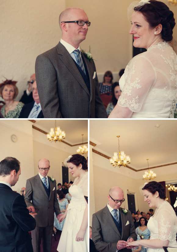  1940s and 1950s vintage inspired wedding - a match.com success story!