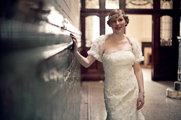 Victoria Baths - Manchester wedding venue styled with 1920s and 1930s inspired bridal wear