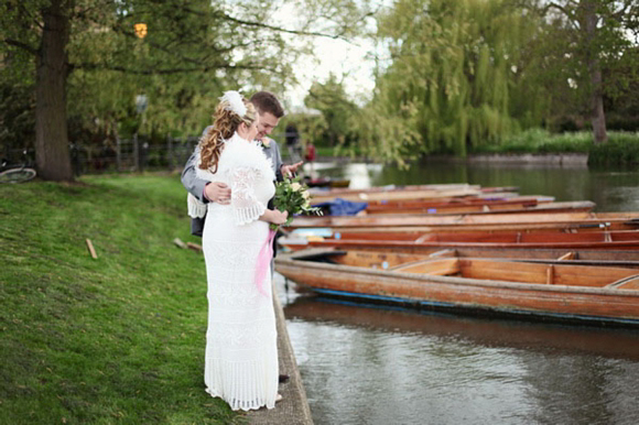 A Monsoon Wedding Dress For a Riverside Wedding in Cambridge...