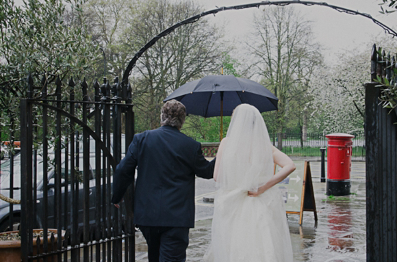 A Handmade Wedding Dress for a Rainy Day Wedding in London...