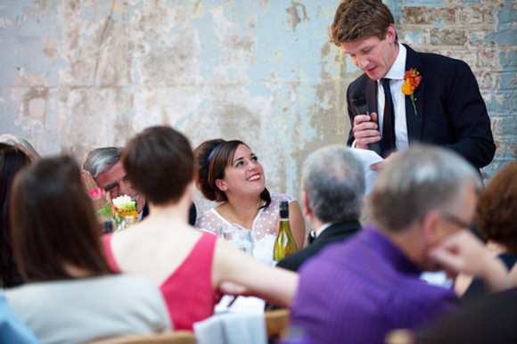 Candy Anthony Polka dot wedding dress for a party style wedding in East London...