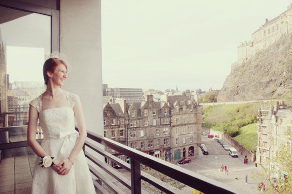 Charlotte Balbier for a relaxed and simple Edinburgh wedding...