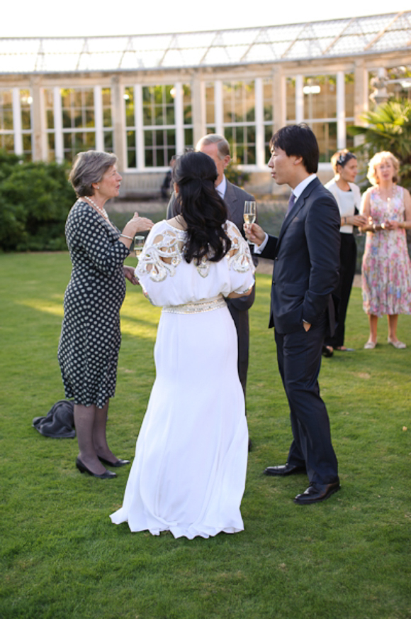 The Long Jean Dress by Temperley for a Syon Park Wedding