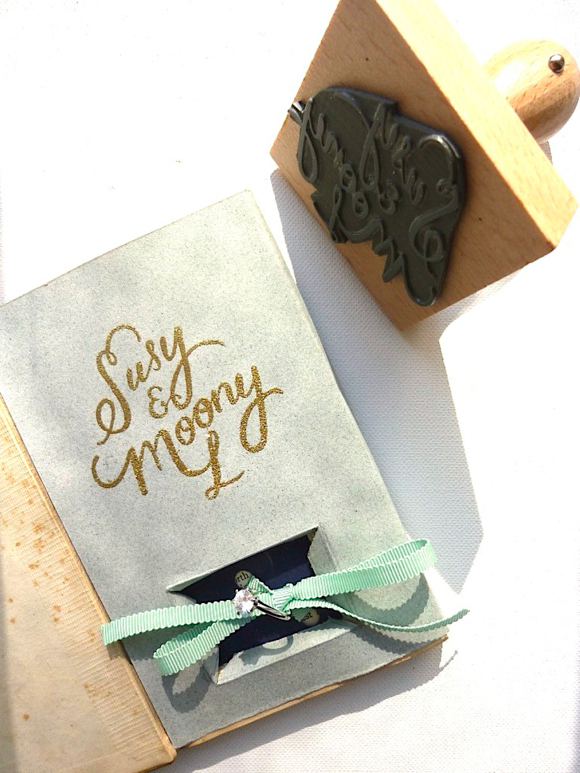 How To Create A Vintage Book Wedding Ring Box