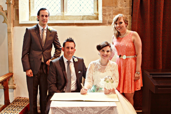 A make do and mend inspired wedding