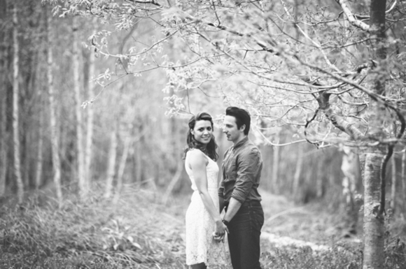 A Morris Minor and Lavendar Fields Engagement Shoot, Love My Dress Vintage and Alternative Wedding Blog