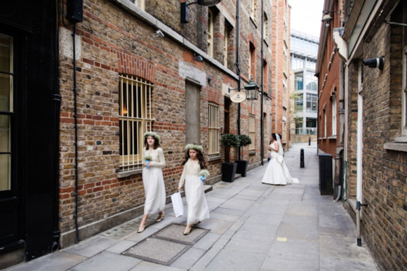 East London Wedding, Stephanie Allin wedding dress