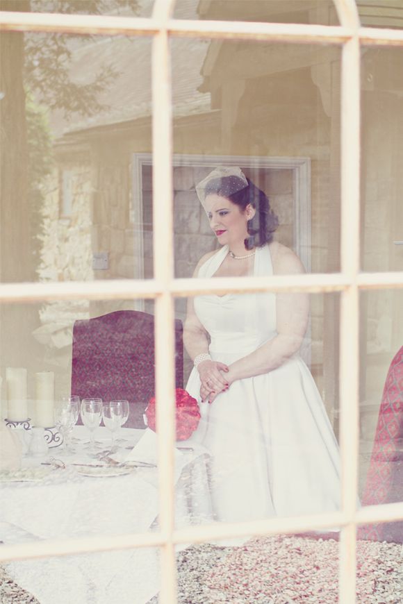 Vivien of Holloway 1950s vintage style wedding dress