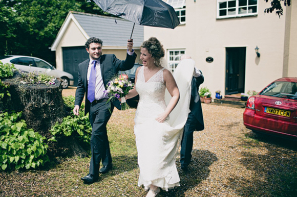 Bride with balloons