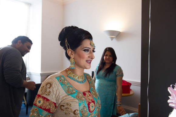 Muslim Bride, Asian Wedding, Cams Hall, Hampshire