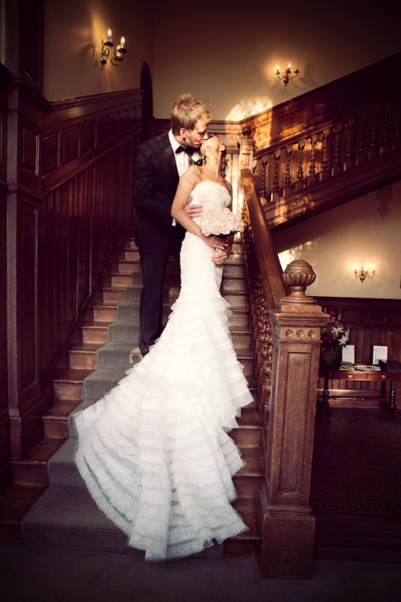 Tiered Lace wedding dress