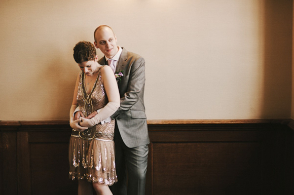 1920s style wedding dress