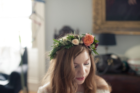 Floral Crown, Scottish Castle Wedding