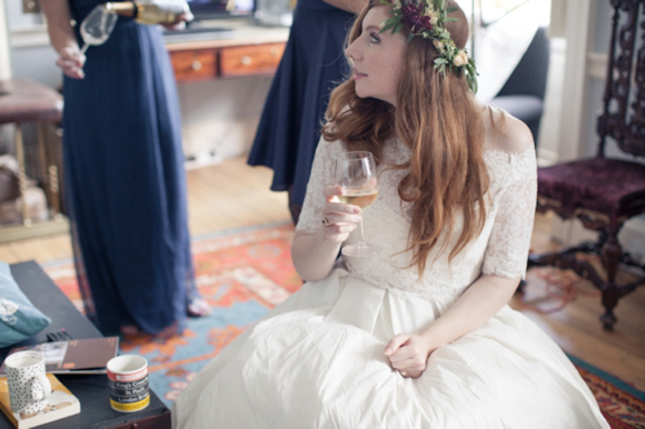 Floral Crown, Scottish Castle Wedding