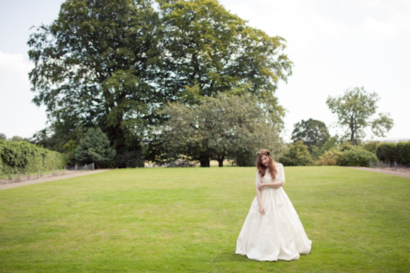 Floral Crown, Scottish Castle Wedding