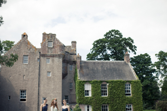 Floral Crown, Scottish Castle Wedding