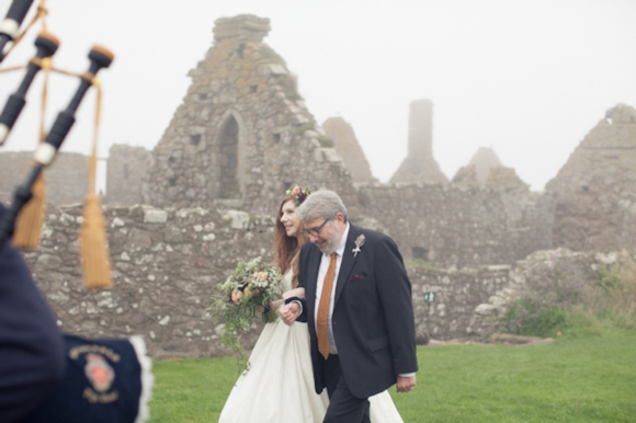 Floral Crown, Scottish Castle Wedding