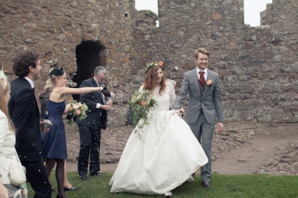 Floral Crown, Scottish Castle Wedding